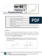 Solution of Algebraic & Transcendental Equation: After Reading This Chapter, You Should Be Able To