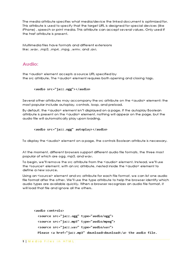 Computer 7 2nd Term Session 5 | PDF | Html Element | Html