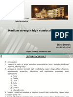 Medium Strength High Conductivity Materials