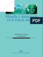 SANCHO ROCHER, Laura » Filosofía y Democracia en La Grecia Antigua