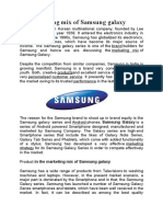 Marketing Mix of Samsung Galaxy