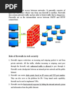 Firewall: Role of Firewalls in Web Security