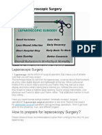 Benefits Laparoscopic Surgery