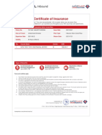 Certificate of Insurance