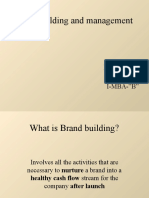 Brand Building and Management: Presented by K.Sankari I-MBA-"B"