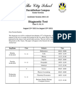 Diagnostic Test 21-22