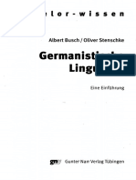 Germanistische Linguistik