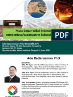Ade Kadarusman - Masa Depan Nickel Deposit Di Indonesia