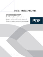 Implementation Guidelines For Credit Transfers SPS 2021 (Version 1.11 of February 2021)