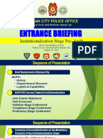 Butuan City Police Office: Entrance Briefing
