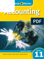 Study Master Accounting Grade 11 Teacher S Guide