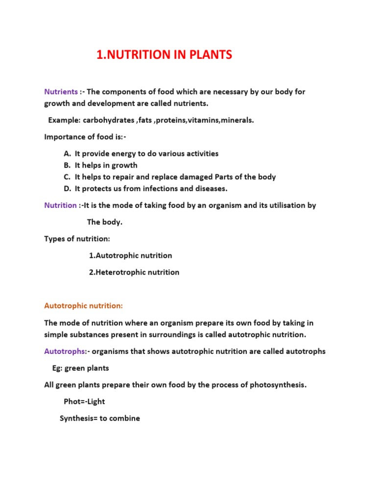 NUTRITION IN PLANTS CLASS 7 EXTRA QUESTIONS AND ANSWERS PDF visual data 4