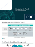 Introduction To Rubrik: This Is Cloud Data Management