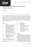 Multipliers For Deflections in Reinforced Concrete Flat Slabs