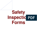 Safety Inspections Forms