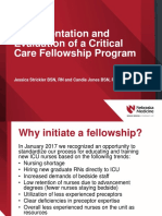 Implementation and Evaluation of A Critical Care Nurse Fellowship Program