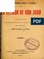 Cabello Y Lapiedra Xavier Y Fernando - La Velada de San Juan Sainete en Tres Cuadros Y en Verso Original