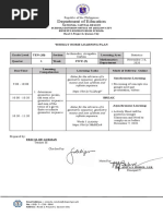 Department of Education: Weekly Home Learning Plan