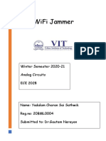 Wifi Jammer: Winter Semester 2020-21 Analog Circuits Ece 2028