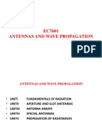 EC7601 Antennas and Wave Propagation