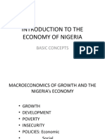 .Introduction To The Economy of Nigeria