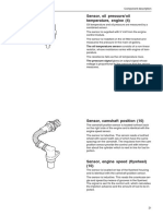 Electrical system sensors description