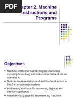 Chapter2 - Machine Instructions and Programs