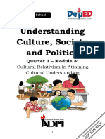 Understanding Culture, Society, And Politics (Q1 Wk3)