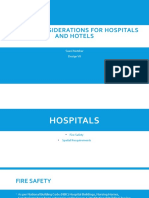 Design Considerations For Hospitals and Hotels