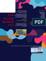 Energy and Water Resources