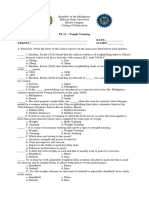 PE 12 - WEIGHT TRAINING - Midterm Exam