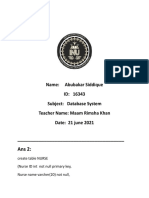 Final Paper Database System