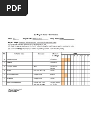 Group Project Planner