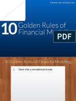 Golden Rules of Financial Modeling