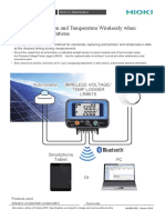 Measure Insolation and Temperature Wirelessly When Testing PV Installations