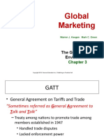 Global Marketing: The Global Trade Environment