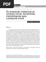 Do artesanato intelectual ao