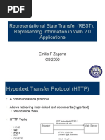 Representational State Transfer (REST) : Representing Information in Web 2.0 Applications