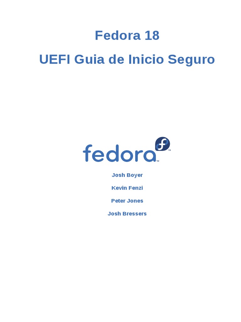 Fedora 18 UEFI - Secure - Boot - Guide Es ES | PDF | Creative Commons ...