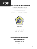 Laporan Kuliah Kerja Lapangan Fakultas Hukum Universitas Palangka Raya