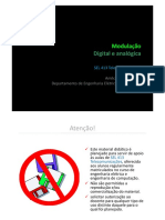 Modulação digital e analógica