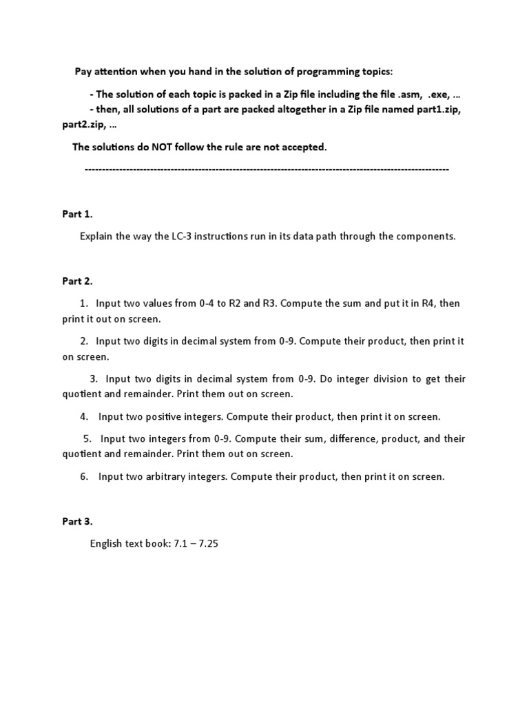 Homework CH 1 | PDF