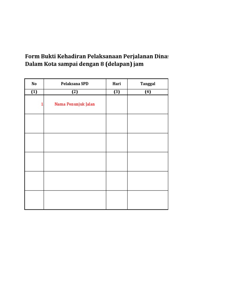 Perjadin Translok Penunjuk Jalan - 524113 | PDF