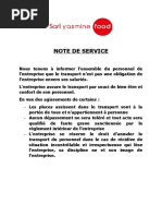 Modèle de note d'information efficace | PDF | Informations | Business