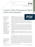 Current COVID-19 Treatments: Rapid Review of The Literature