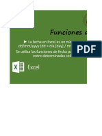 Funciones de Fecha - Excel II