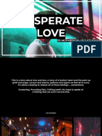 Desperate Love Music Video Treatment