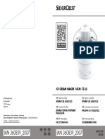 Aparat de Facut Inghetata Silvercrest SECM 12 C6 Manual