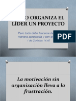 Como Organiza El Lider Un Proyecto