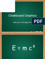 Chalkboard Graphics: Add Your Message Here